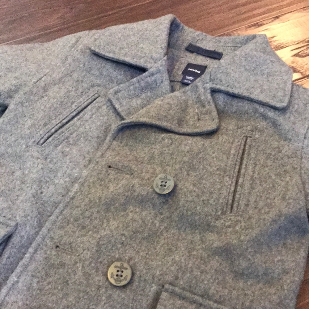 Baby GAP Grey Wool Peacoat